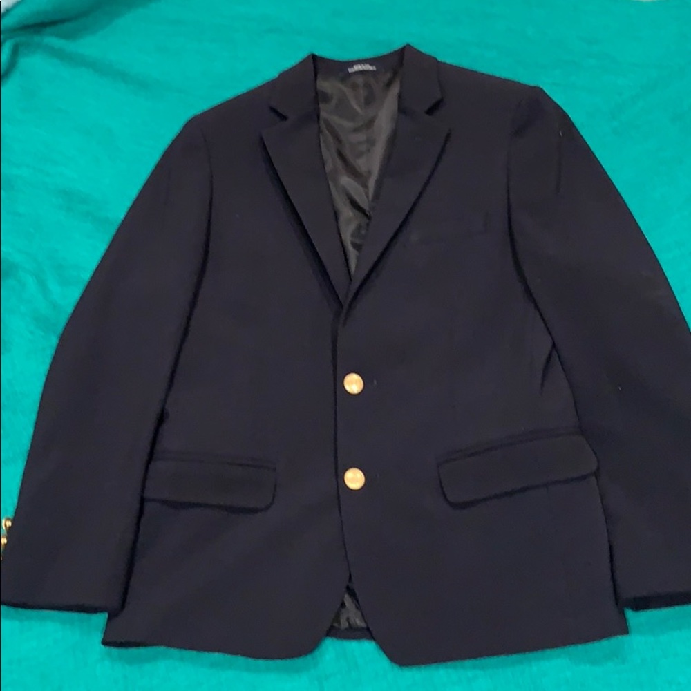 Chaps Boys Navy Blazer Size 12R